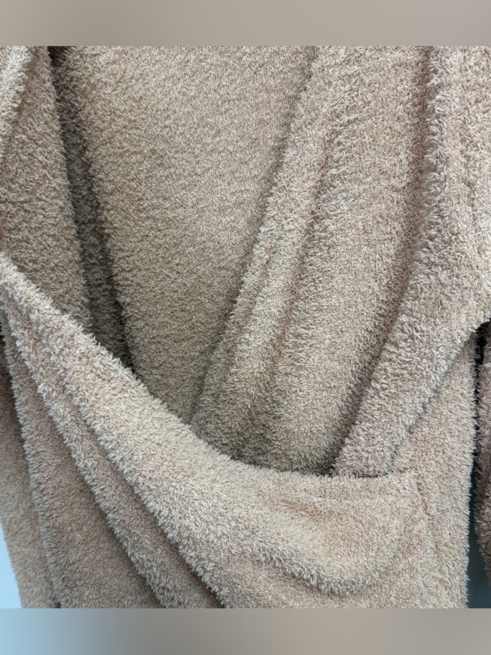 Serra Fuzzy Soft Fleece Lounge PJ Set Womens Large Tan Teddybear Cozy - Picture 4 of 15